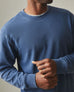 Men's Vintage Washed Relaxed French Terry Crew - Eclipse Blue